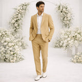 Men's Linen Suit Set | Elegant All-Season Comfort