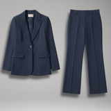 Women's Lapel Blazer Suit Set | Professional Tailored Two-Piece