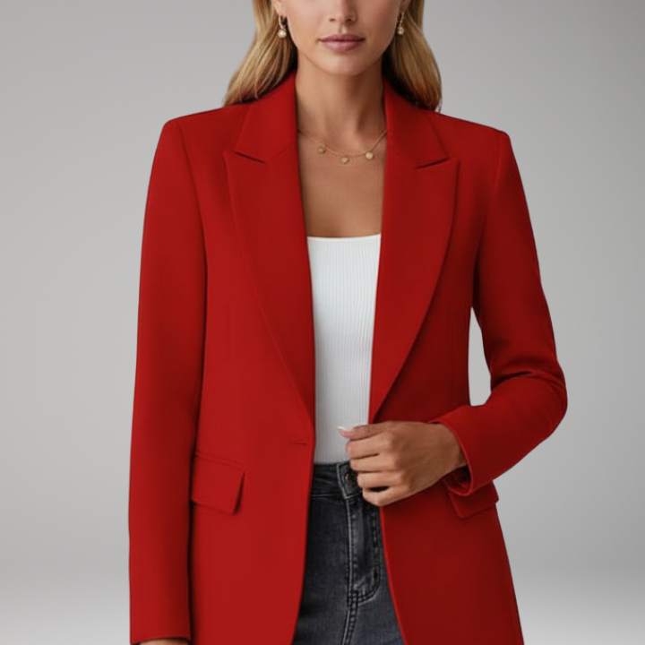 Women's Blazer | Professional Elegance, Single Button Style