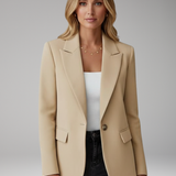Women's Blazer | Professional Elegance, Single Button Style