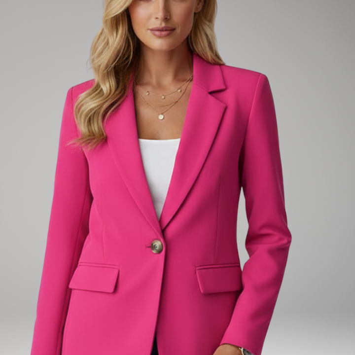 Women's Blazer | Professional Elegance, Single Button Style