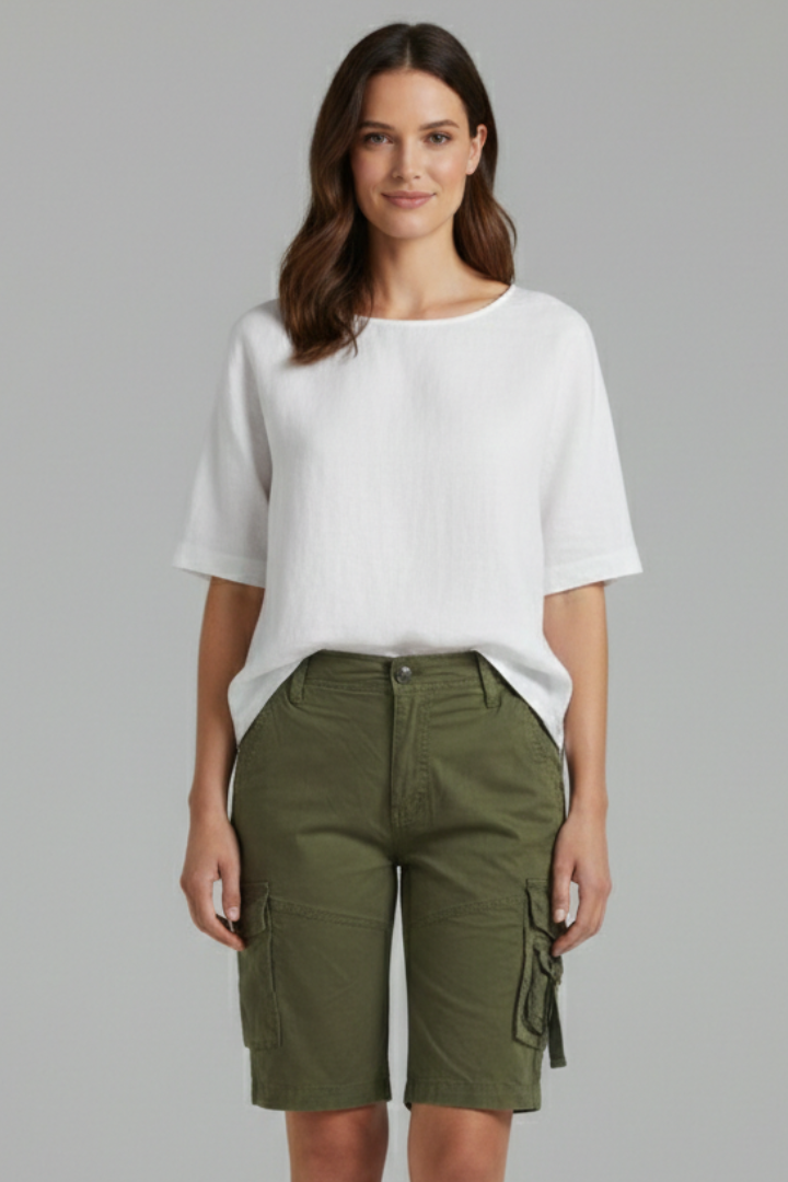 Jenna | Women's Utility Pocket Cargo Shorts