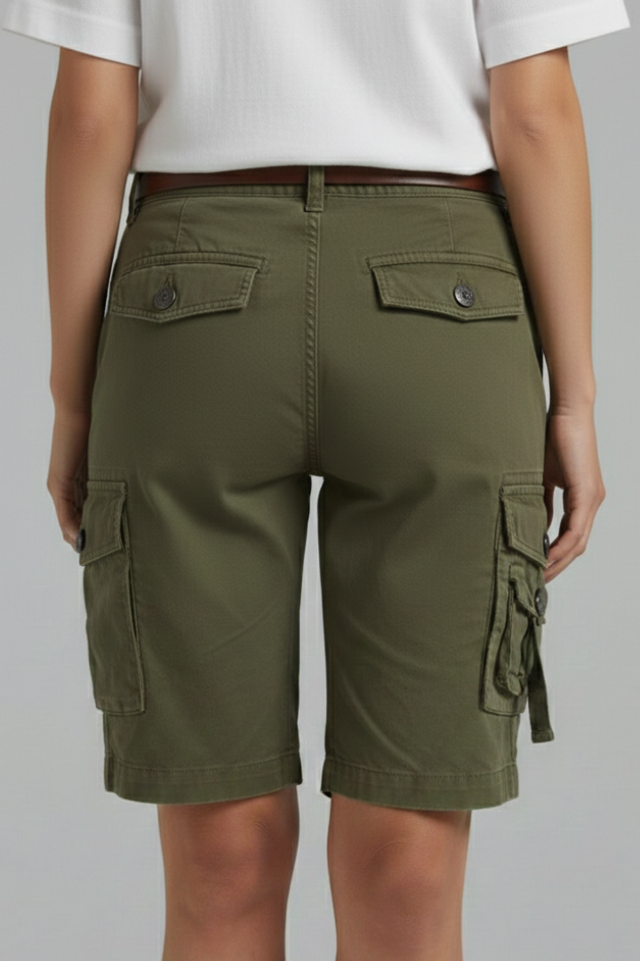 Jenna | Women's Utility Pocket Cargo Shorts