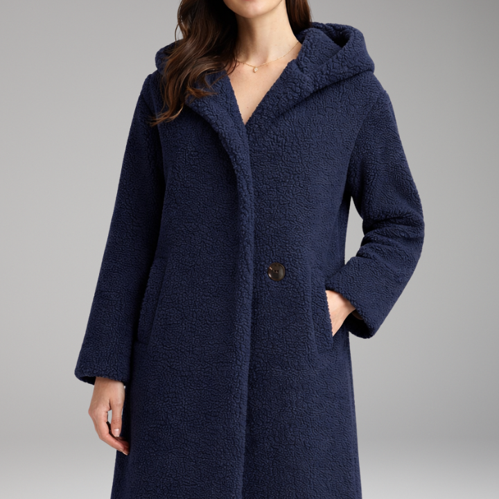 Long Hooded Coat | Structured Warmth with Everyday Function