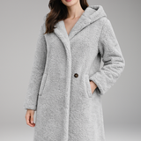 Long Hooded Coat | Structured Warmth with Everyday Function
