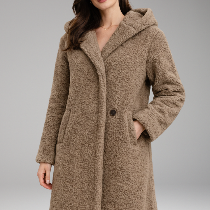 Long Hooded Coat | Structured Warmth with Everyday Function