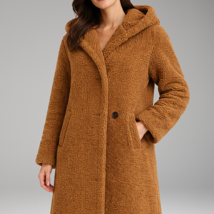 Long Hooded Coat | Structured Warmth with Everyday Function