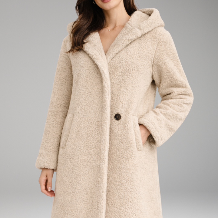 Long Hooded Coat | Structured Warmth with Everyday Function