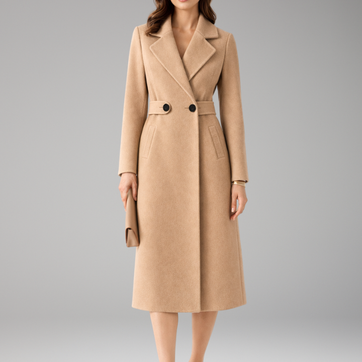 Women's Stand-Collar Zip Coat | Structured Warmth with Modern Edge
