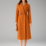 Women's Stand-Collar Zip Coat | Structured Warmth with Modern Edge