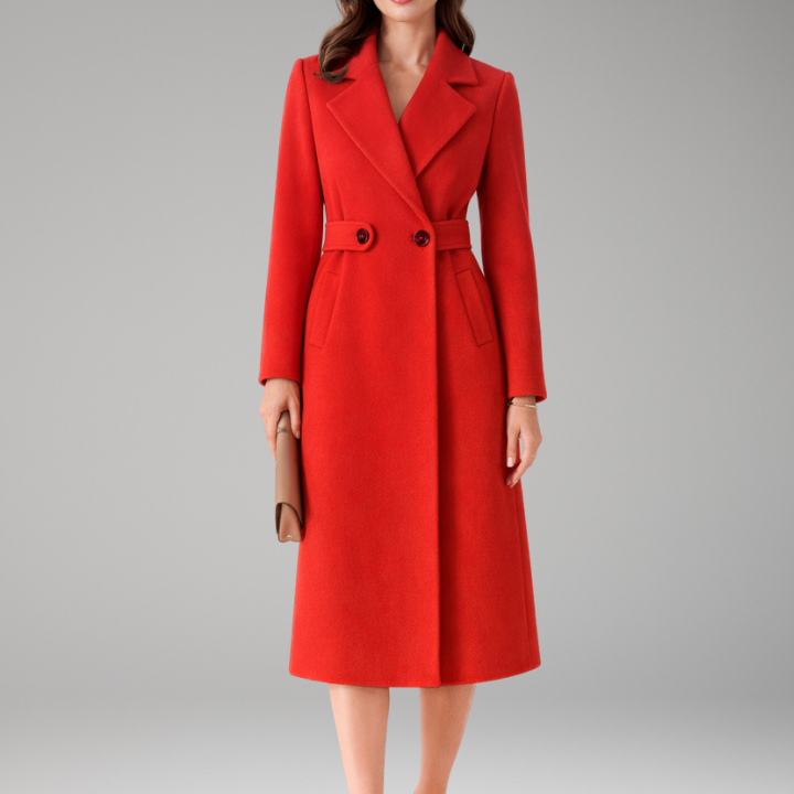 Women's Stand-Collar Zip Coat | Structured Warmth with Modern Edge