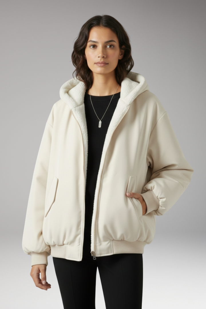 Judith | Sporty Zip Jacket with Lined Hood