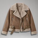 Sherpa Lined Zip Jacket | Textured Warmth with Structured Style