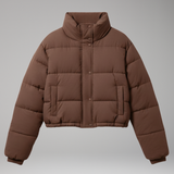 Cropped Quilted Puffer Jacket | Modern Proportions with Structured Warmth