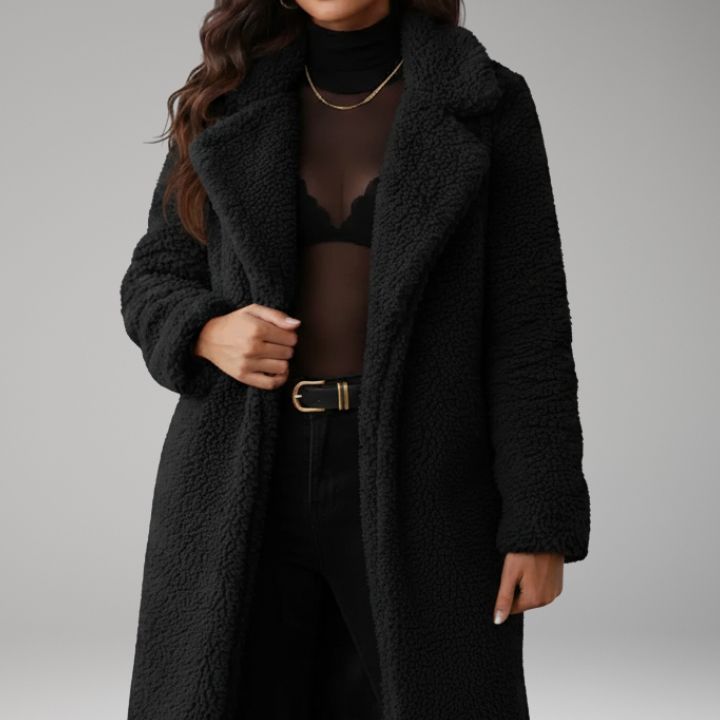 Long Textured Lapel Jacket | Effortless Structure with Modern Edge