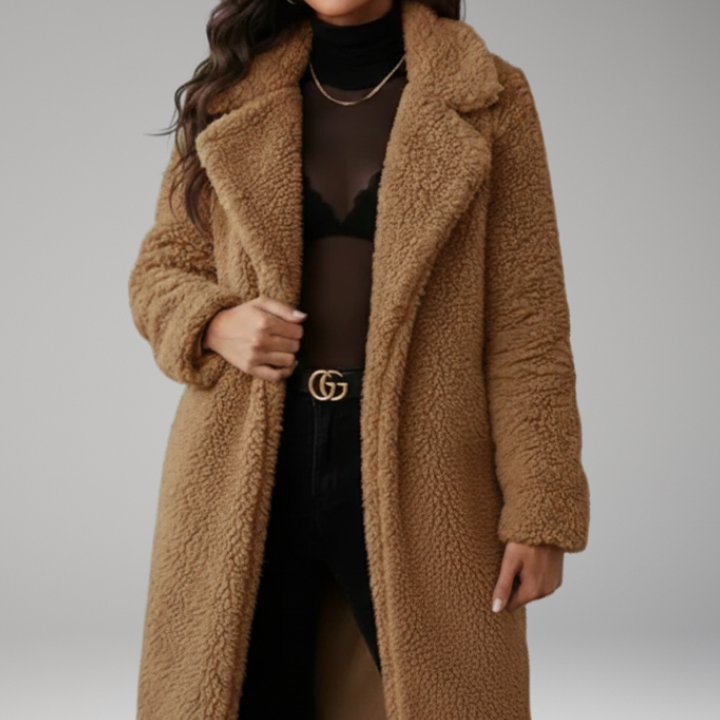 Long Textured Lapel Jacket | Effortless Structure with Modern Edge