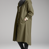 Women's Long Hooded Raincoat | Waterproof Protection with Stylish Coverage