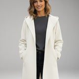 Oversized Lapel Coat | Relaxed Structure with Hidden Closure