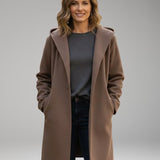 Oversized Lapel Coat | Relaxed Structure with Hidden Closure