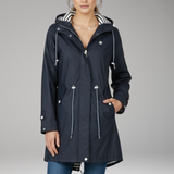 Water-Resistant Long Raincoat | Functional Coverage with a Defined Silhouette