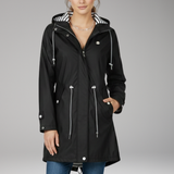 Water-Resistant Long Raincoat | Functional Coverage with a Defined Silhouette