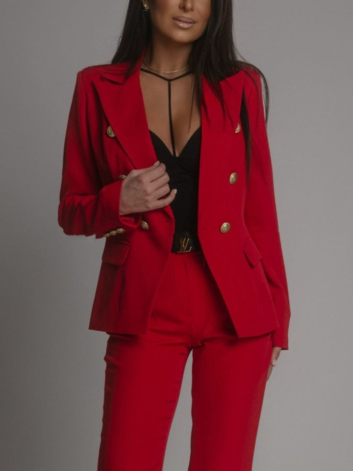 Ciara | Stretch Blazer and Trouser Set