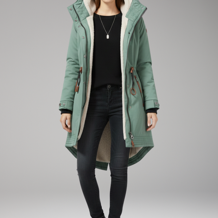 Women's Lined Hood Parka | Ultimate Winter Protection with Adjustable Comfort