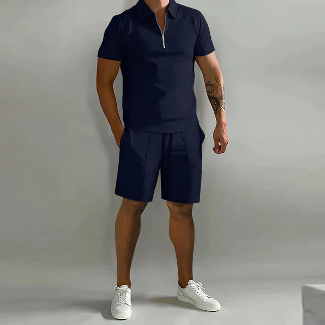 Men's Smart Polo Set | Coordinated Summer Set