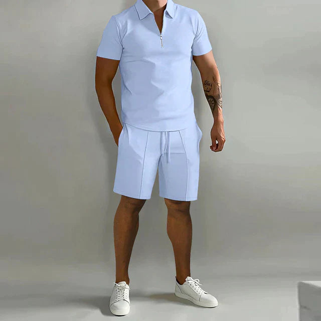 Men's Smart Polo Set | Coordinated Summer Set