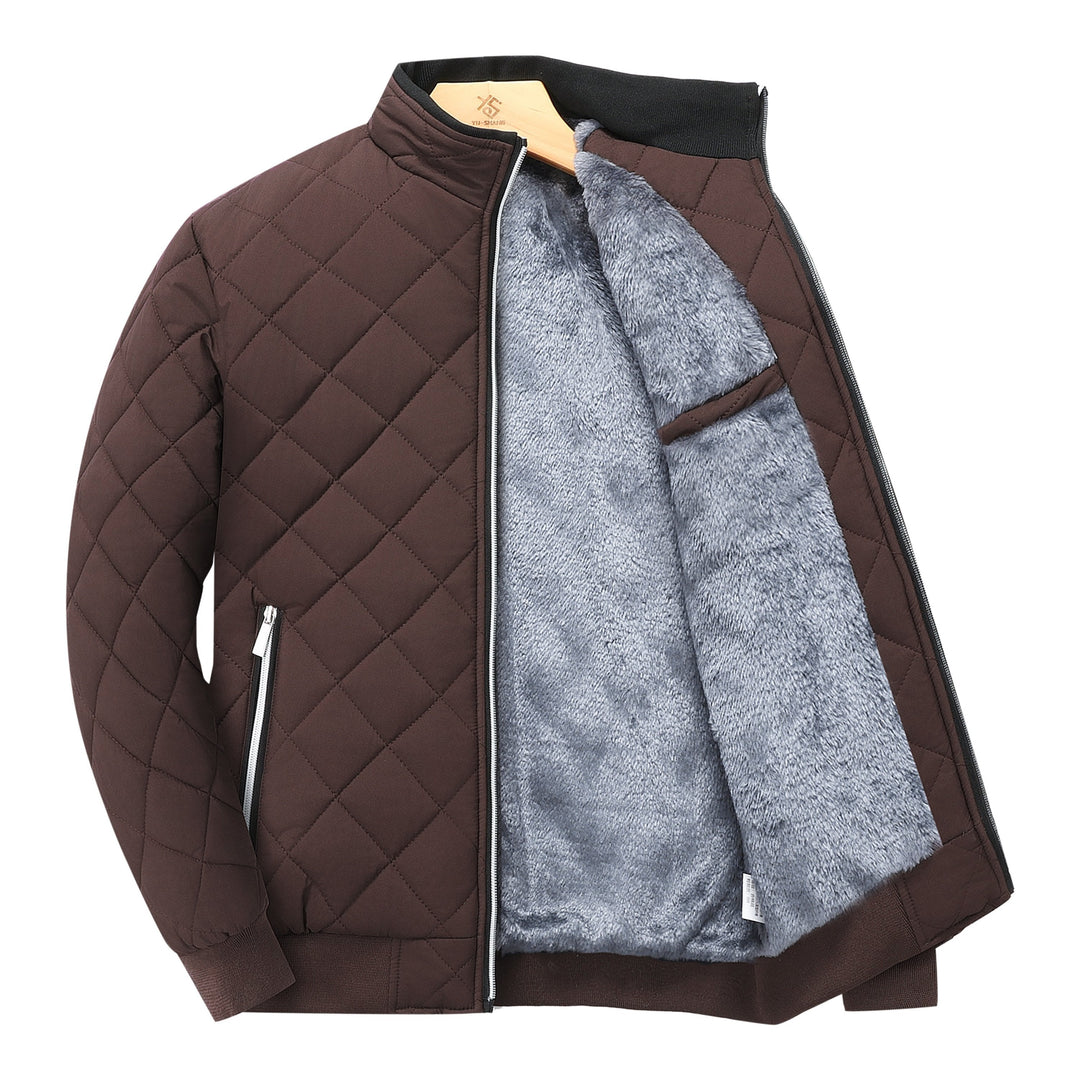Laurence | Fleece-Lined Quilted Bomber Jacket