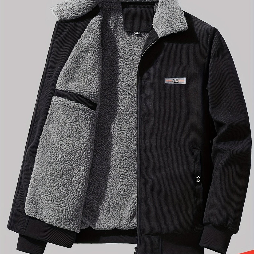 Leo | Ribbed Fleece-Lined Jacket