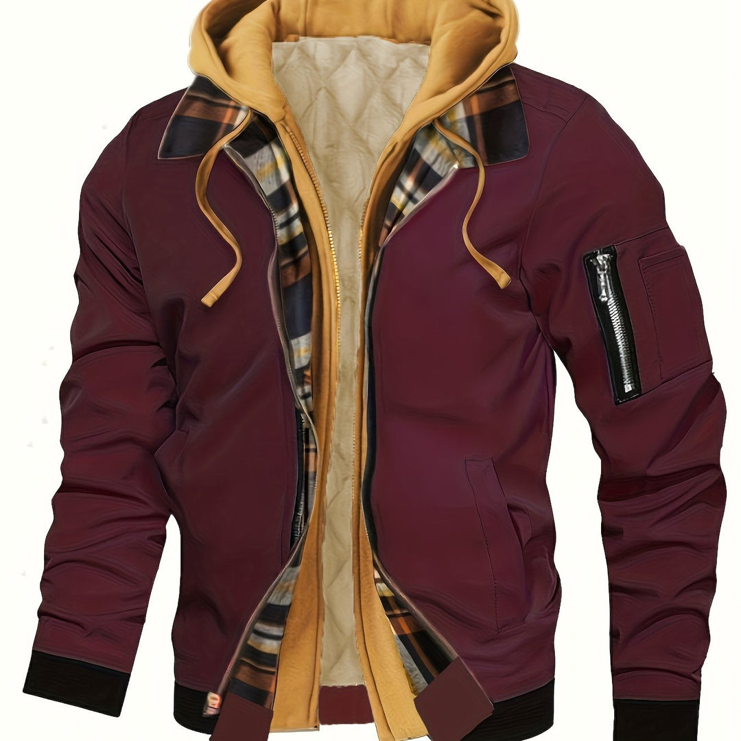 Euan | Hooded Zip-Up Casual Jacket