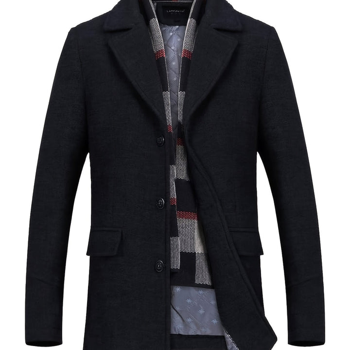 Timothy | Single-Breasted Tailored Overcoat
