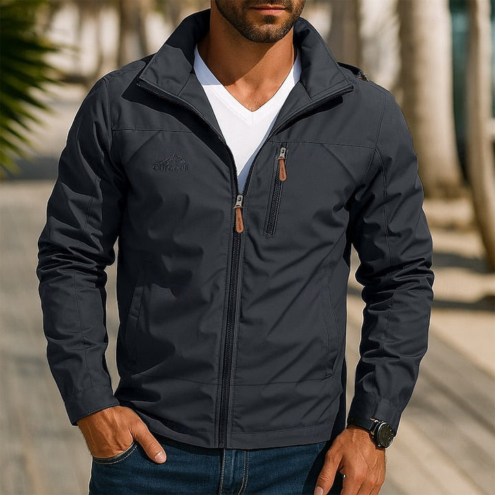Martin | Wind-Resistant Stand-Collar Zip Jacket