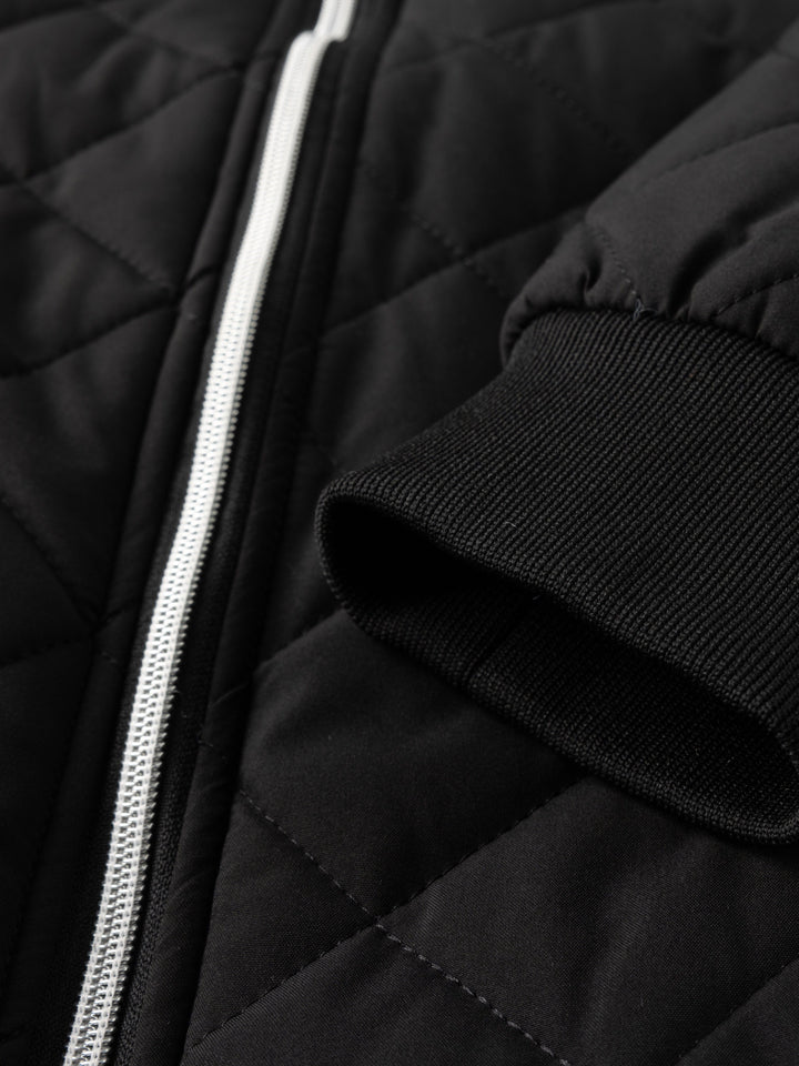 Laurence | Fleece-Lined Quilted Bomber Jacket