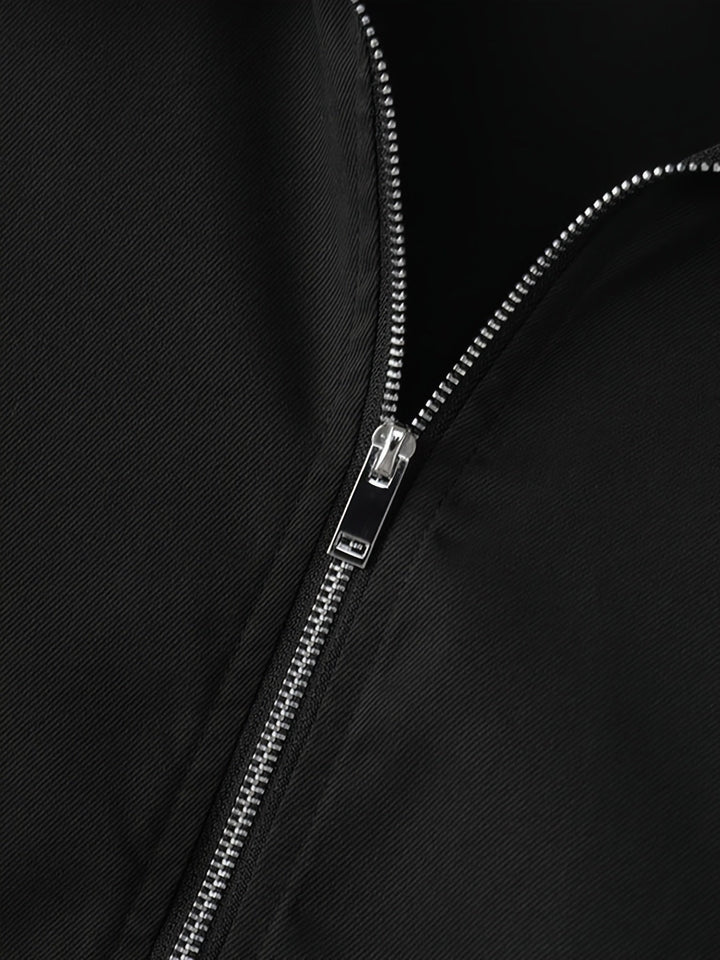 Dylan | Cropped Structured Zip Jacket