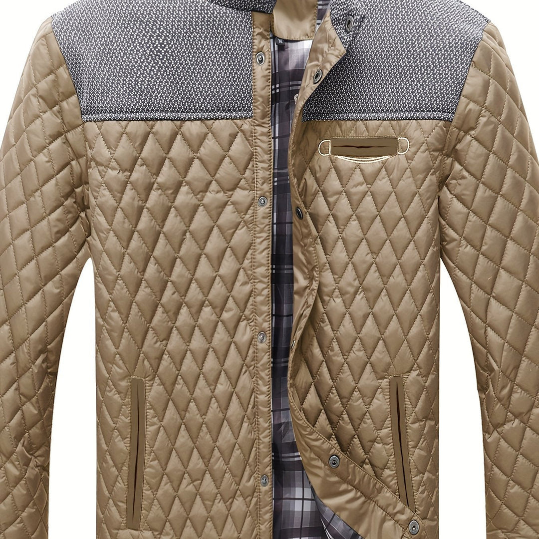Freddie | Quilted Jacket with Stand Collar