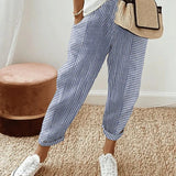 Striped Comfort Pants | Relaxed Fit and Timeless Style