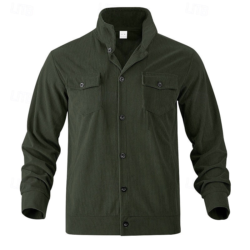 Alistair | Lightweight Lapel-Collar Button Jacket
