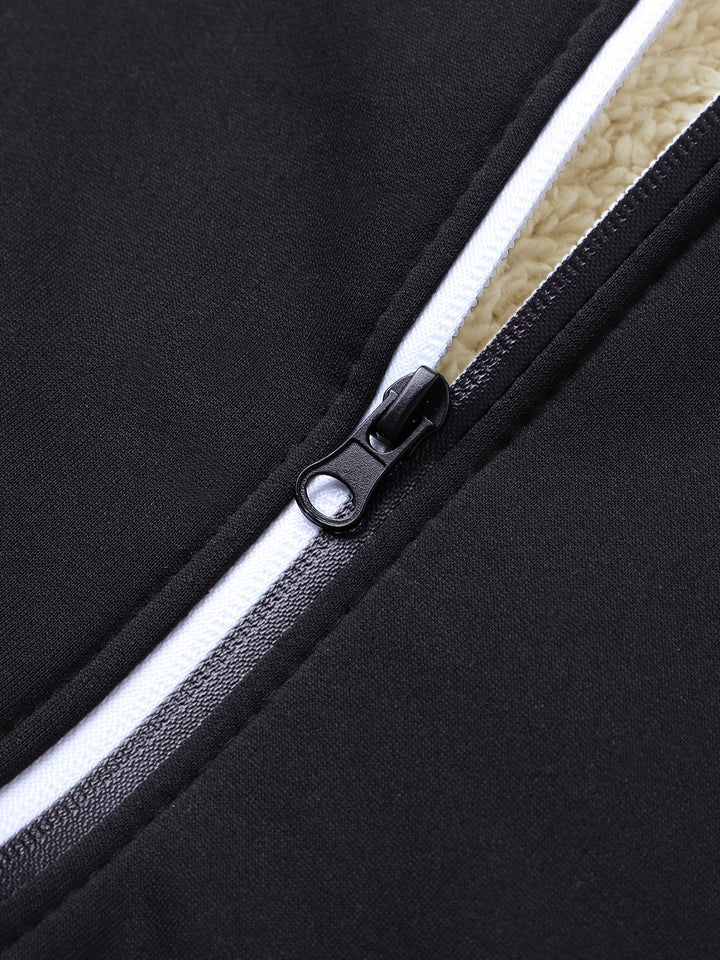 Ross | Hooded Fleece-Lined Zip-Up Jacket