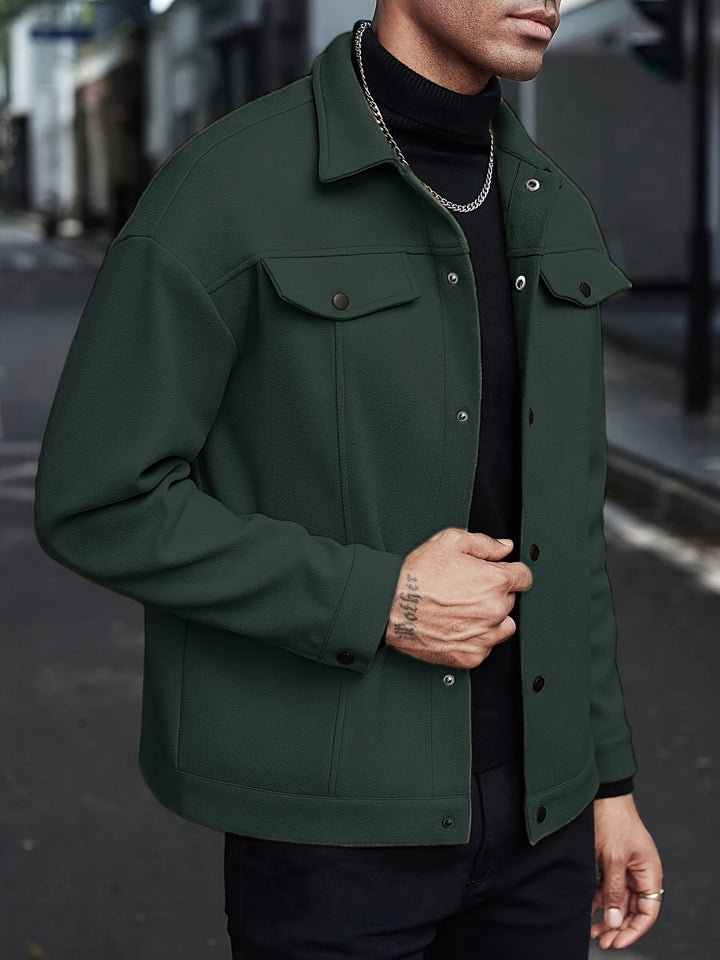 Reuben | Snap-Button Overshirt Jacket