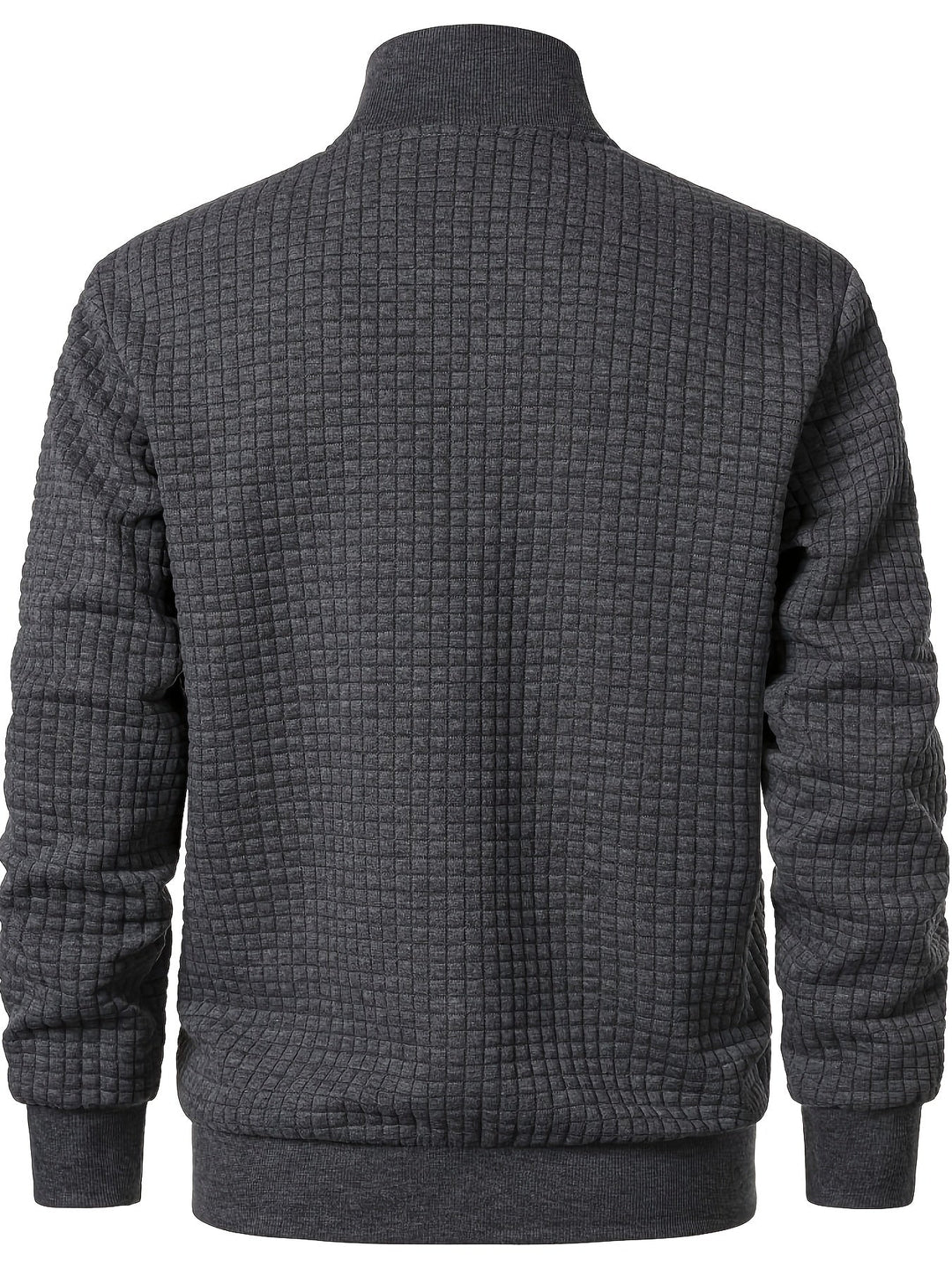 Charlie | Textured Stand-Collar Jacket