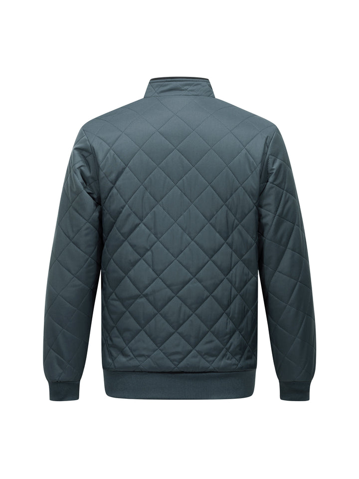 Laurence | Fleece-Lined Quilted Bomber Jacket