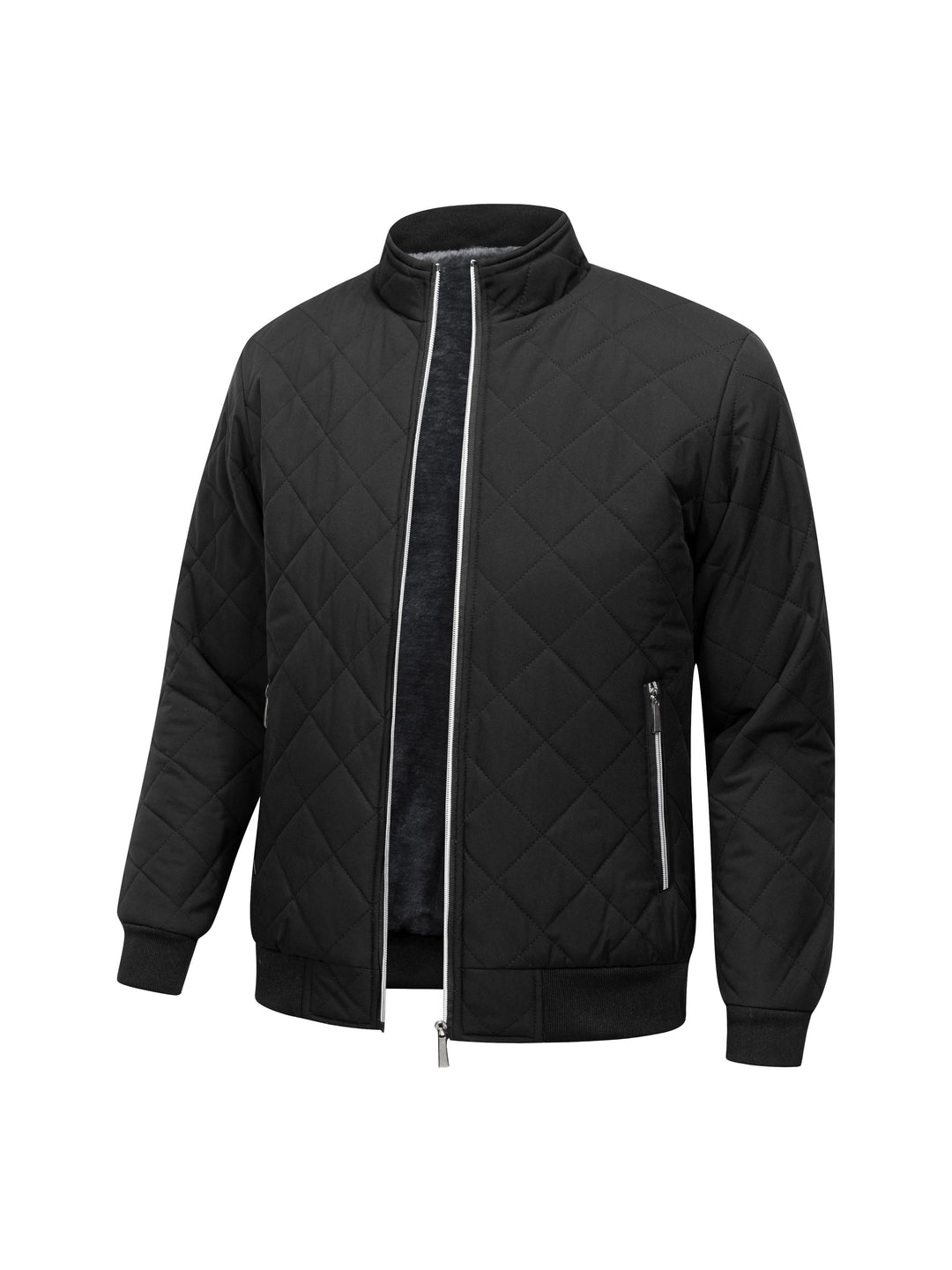 Laurence | Fleece-Lined Quilted Bomber Jacket