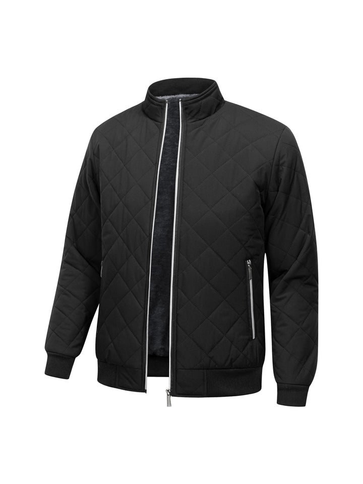 Laurence | Fleece-Lined Quilted Bomber Jacket