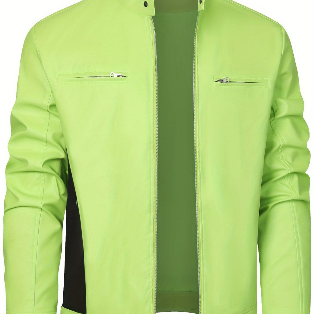 Felix | Moto-Style Stand-Collar Jacket