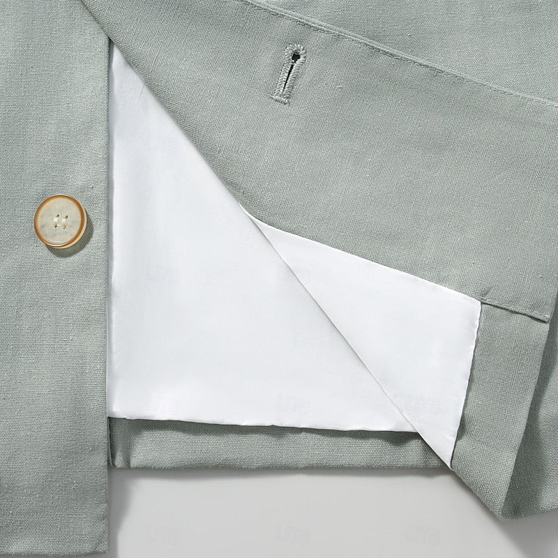 Alexander | Mandarin-Collar Button Jacket