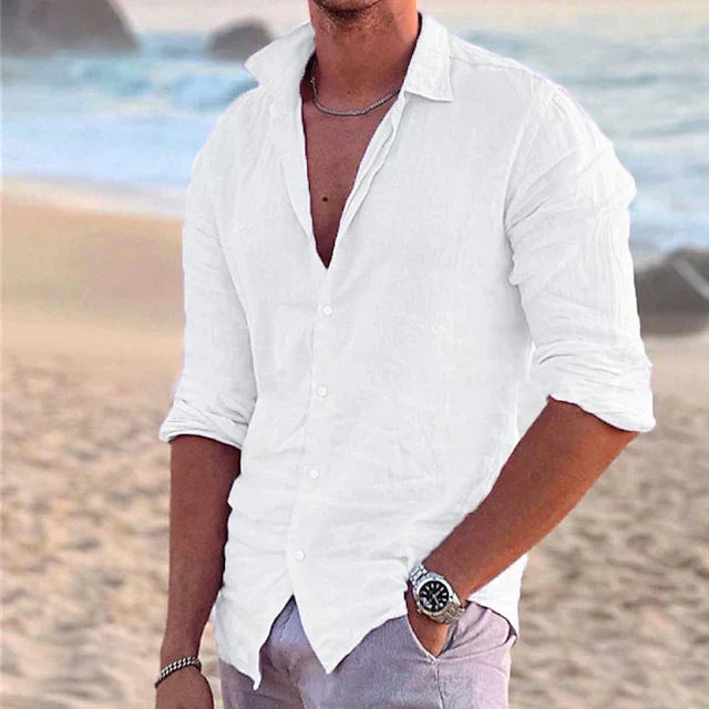 Men's Cotton-Linen Shirt