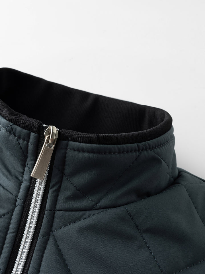Laurence | Fleece-Lined Quilted Bomber Jacket