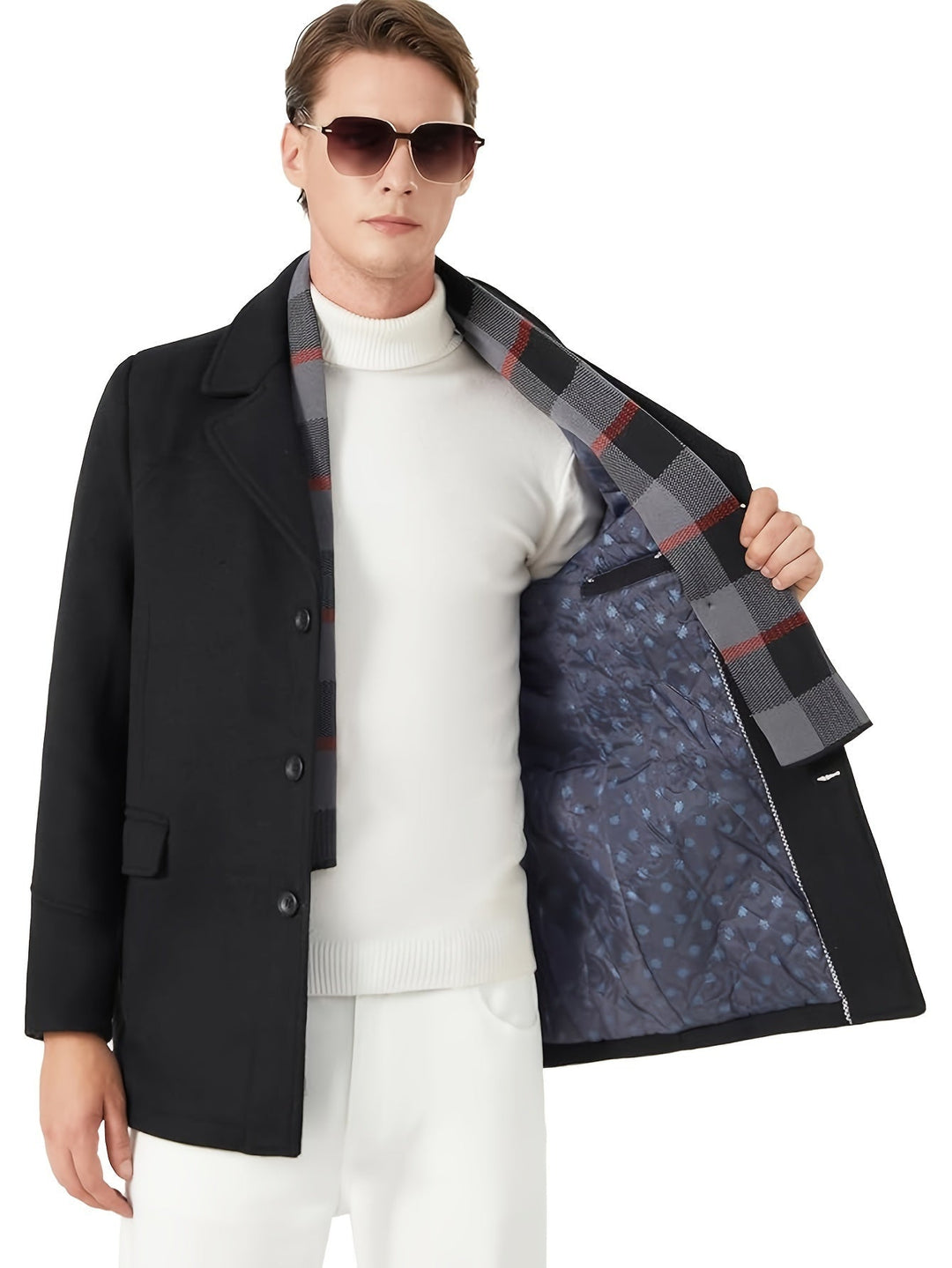 Timothy | Single-Breasted Tailored Overcoat